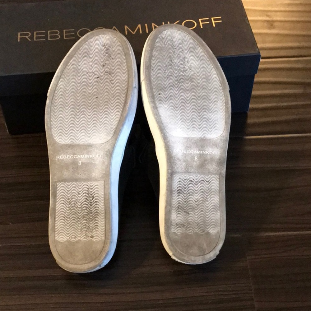 Rebecca Minkoff Sonia Slip-on Suede Mules w box 8 - Picture 3 of 4